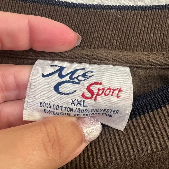 Vintage Grandpacore Golf Sweater XXL Pullover ME Sport Sports Crewneck Fall - Picture 4 of 4